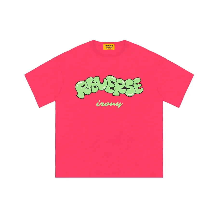 EMPTY REFERENCE x REVERSE IRONY T Shirt Unisex Rose Red