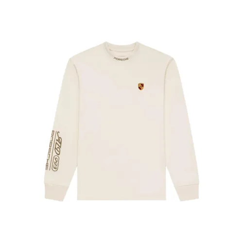 AIME LEON DORE Porsche Collaboration Белая Мужская Рубашка