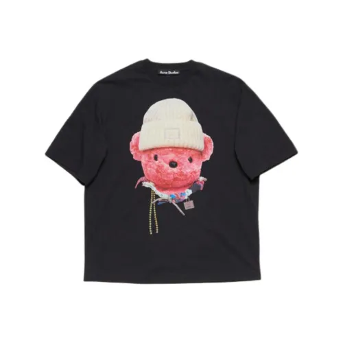 ACNE STUDIOS Черная унисекс футболка