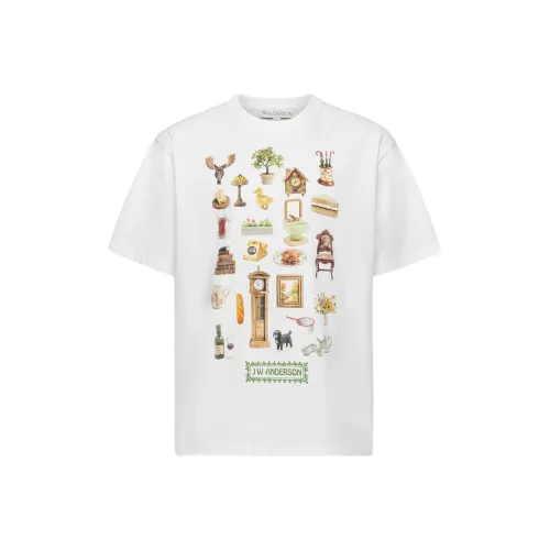 JW Anderson Белая Мужская Рубашка