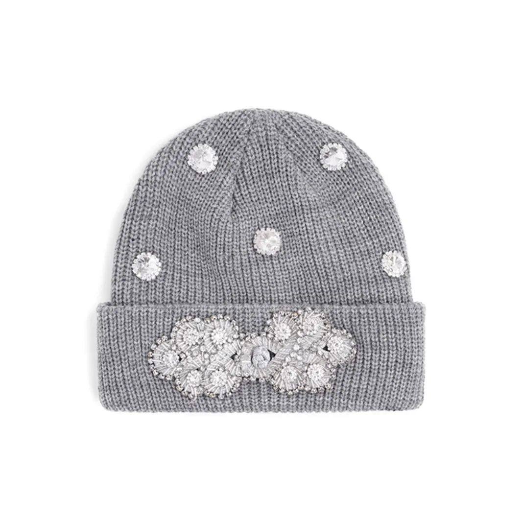 TCH Акриловые шапки-бини женские серые