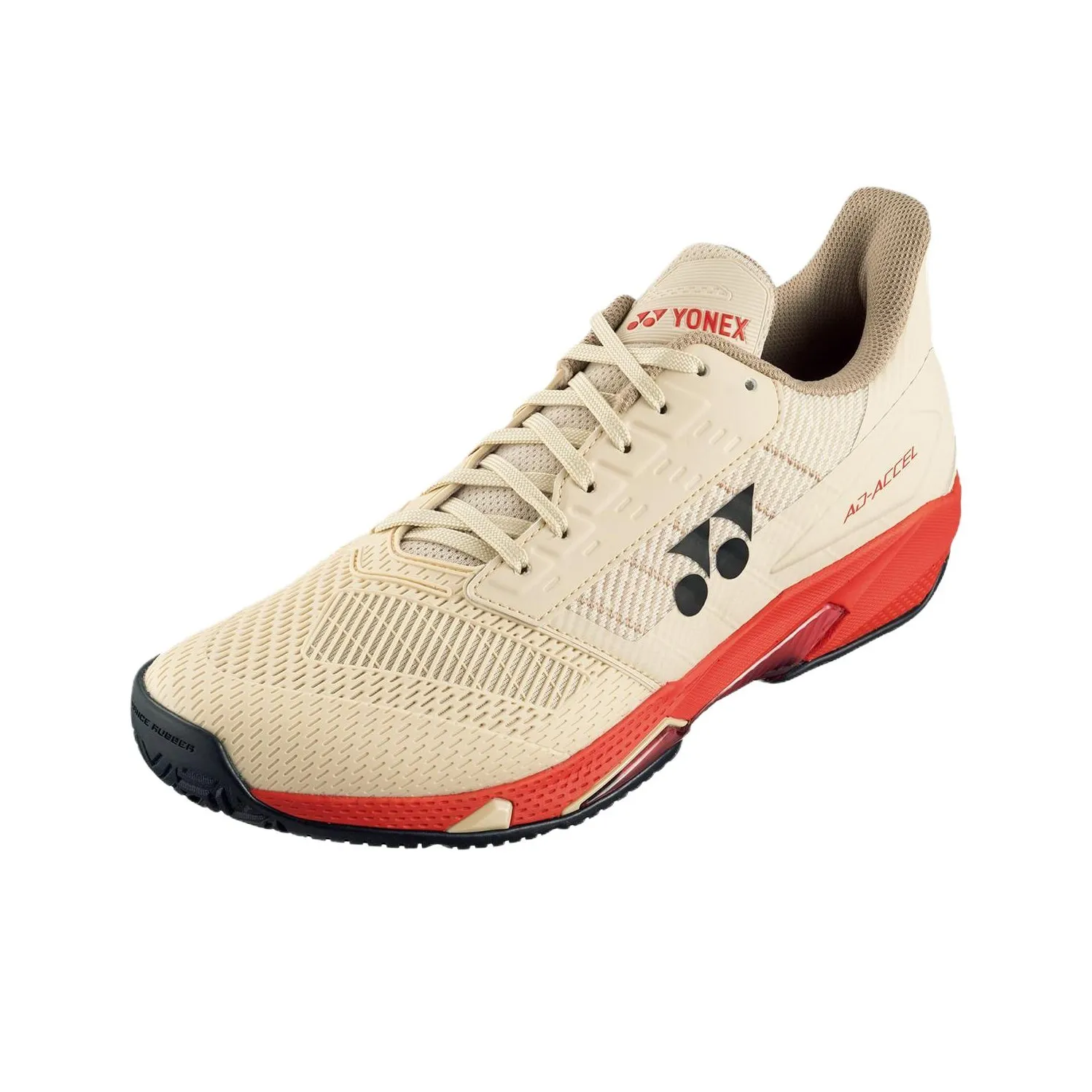 YONEX Амортизирующая стелька противоскользящая устойчивая к истиранию амортизаторы низкий топ теннисные кроссовки мужской бежево-желтый