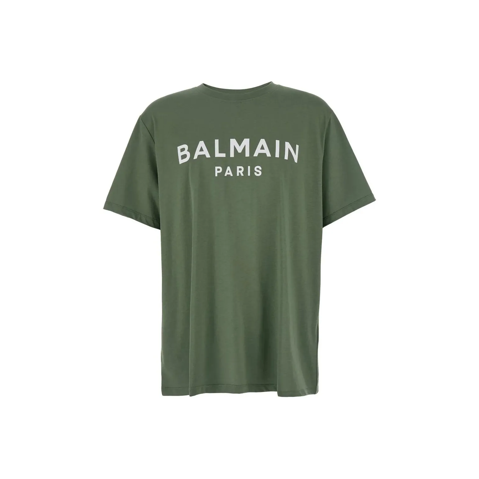 BALMAIN Зеленые Мужские T-рубашки