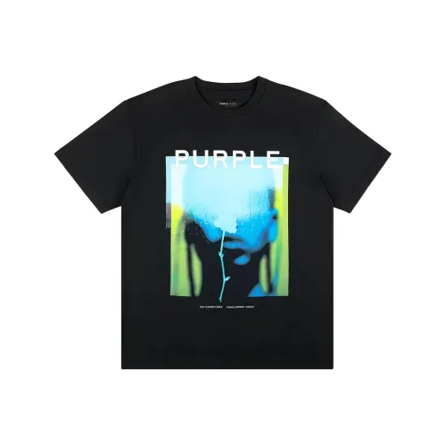 Purple Brand Черная Мужская Рубашка