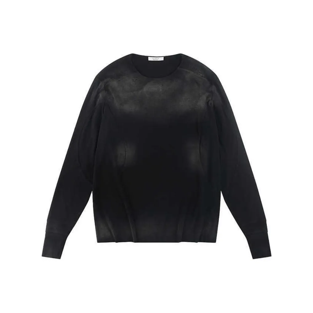 D5OVE T Рубашка Мужская Выцветшая Черная