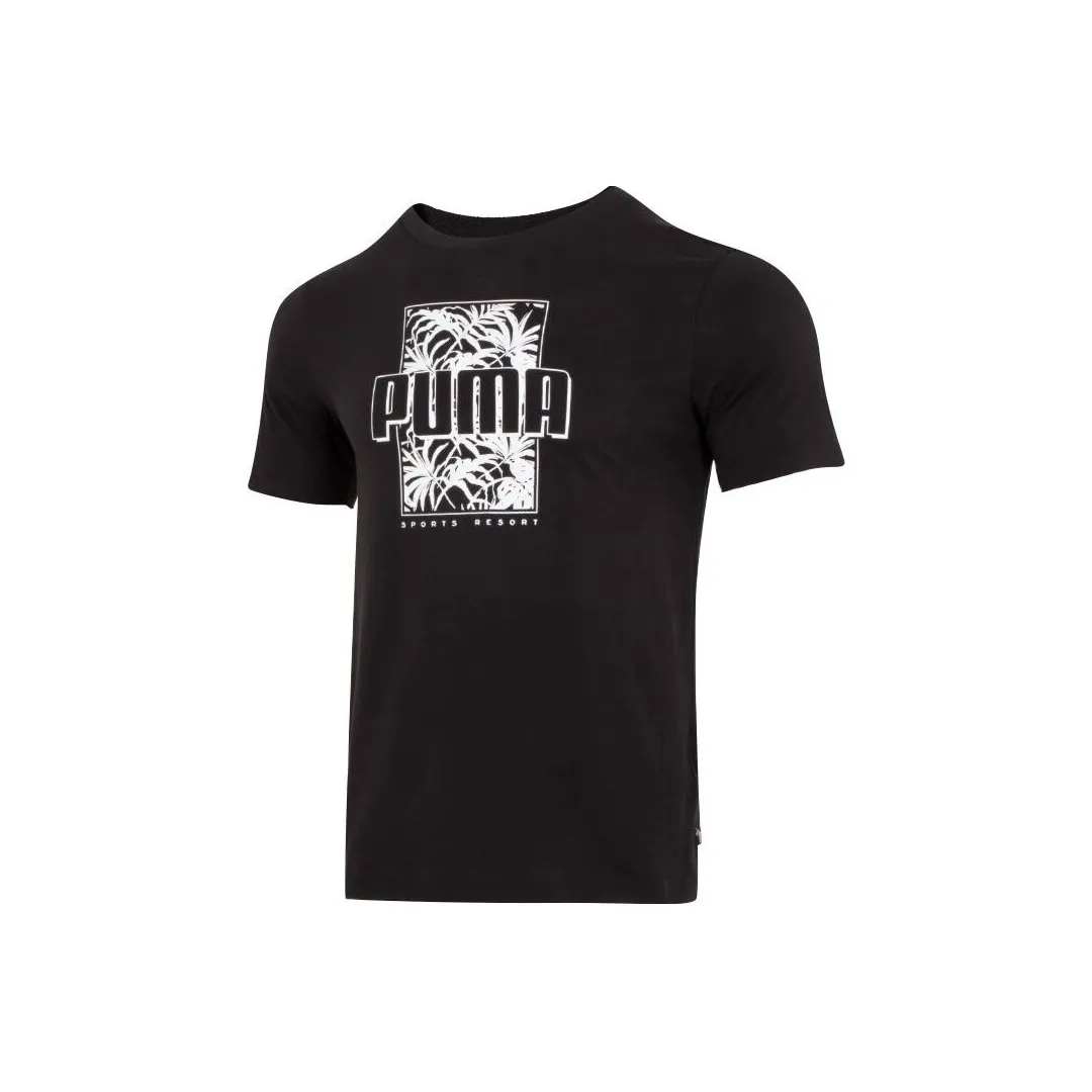 PUMA Palm Resort T-Shirt Мужской Черный