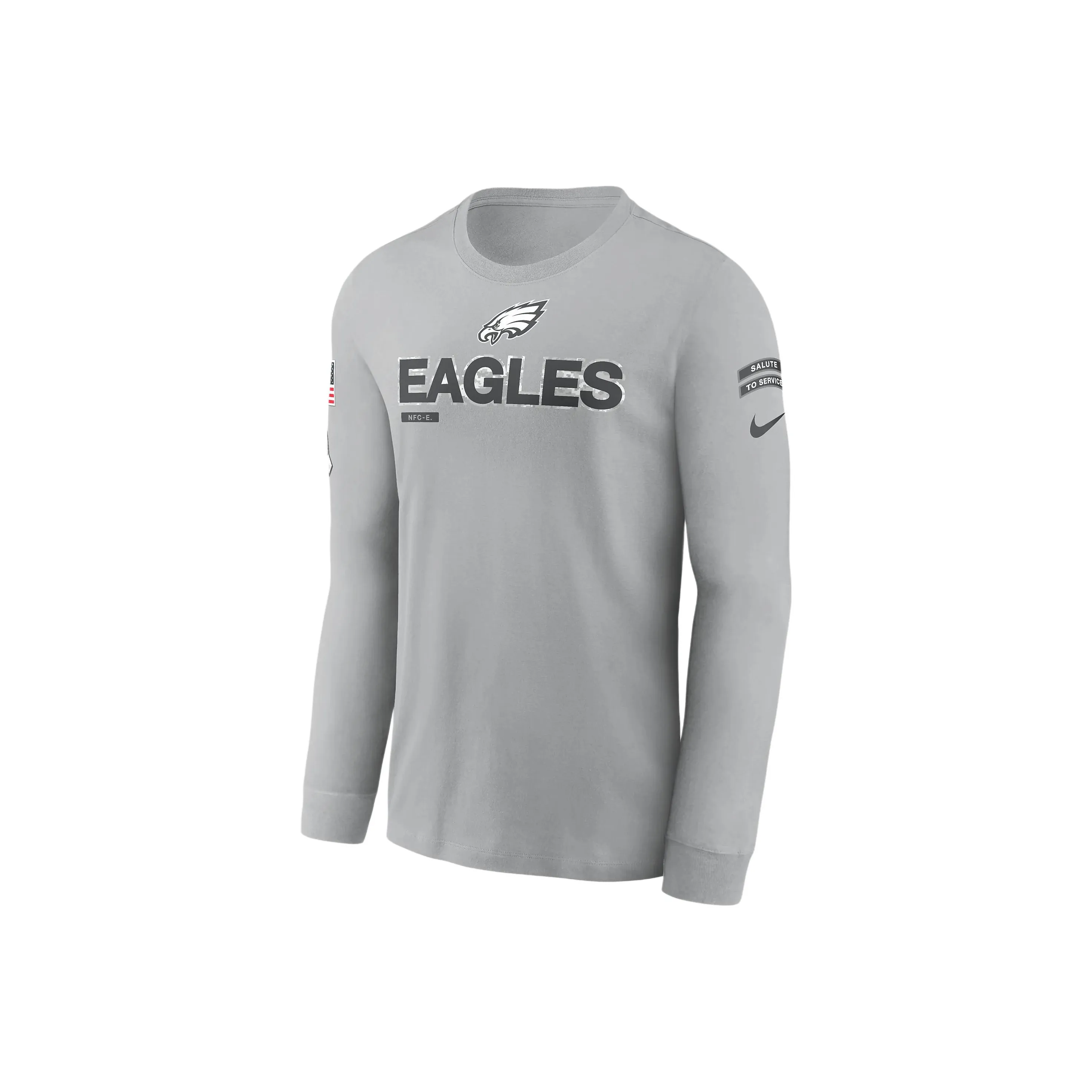 Nike Philadelphia Eagles Salute To Service Mascot Edge Legend Men's Nike Nfl Long Sleeve T Shirt