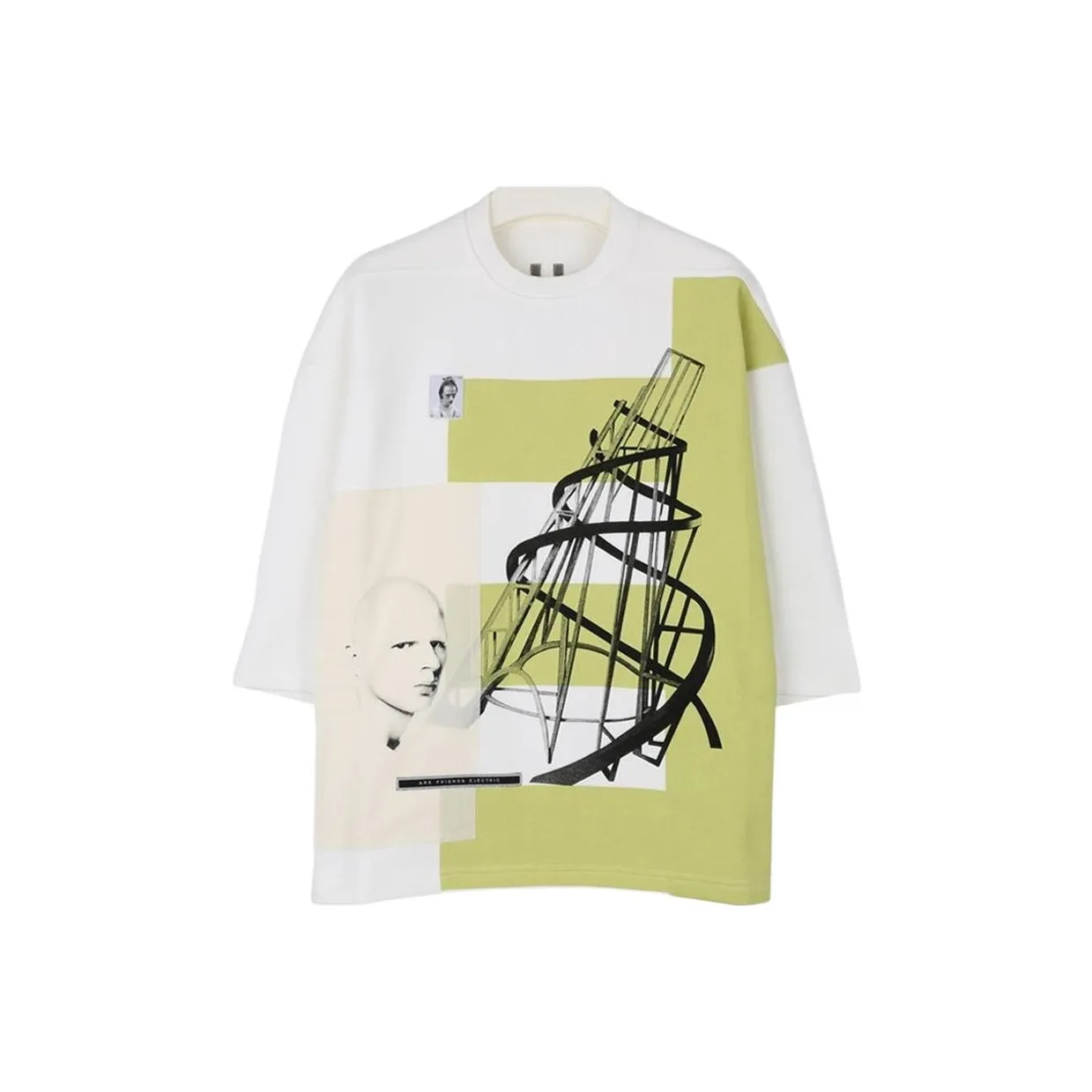 RICK OWENS совместный бренд RO T Рубашка Мужская Белая