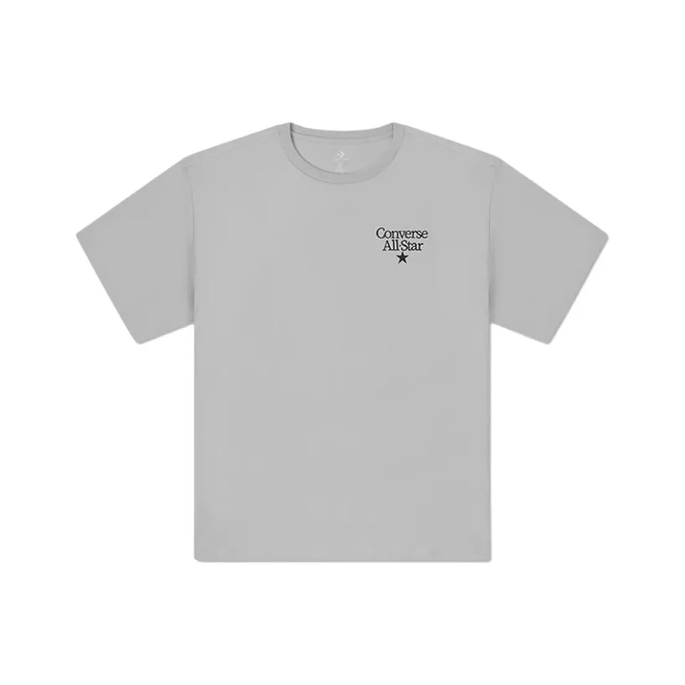Конверс Серый Мужской T-Рубашки