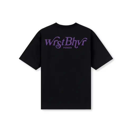 WRSTBHVR PIONEER Черная унисекс футболка