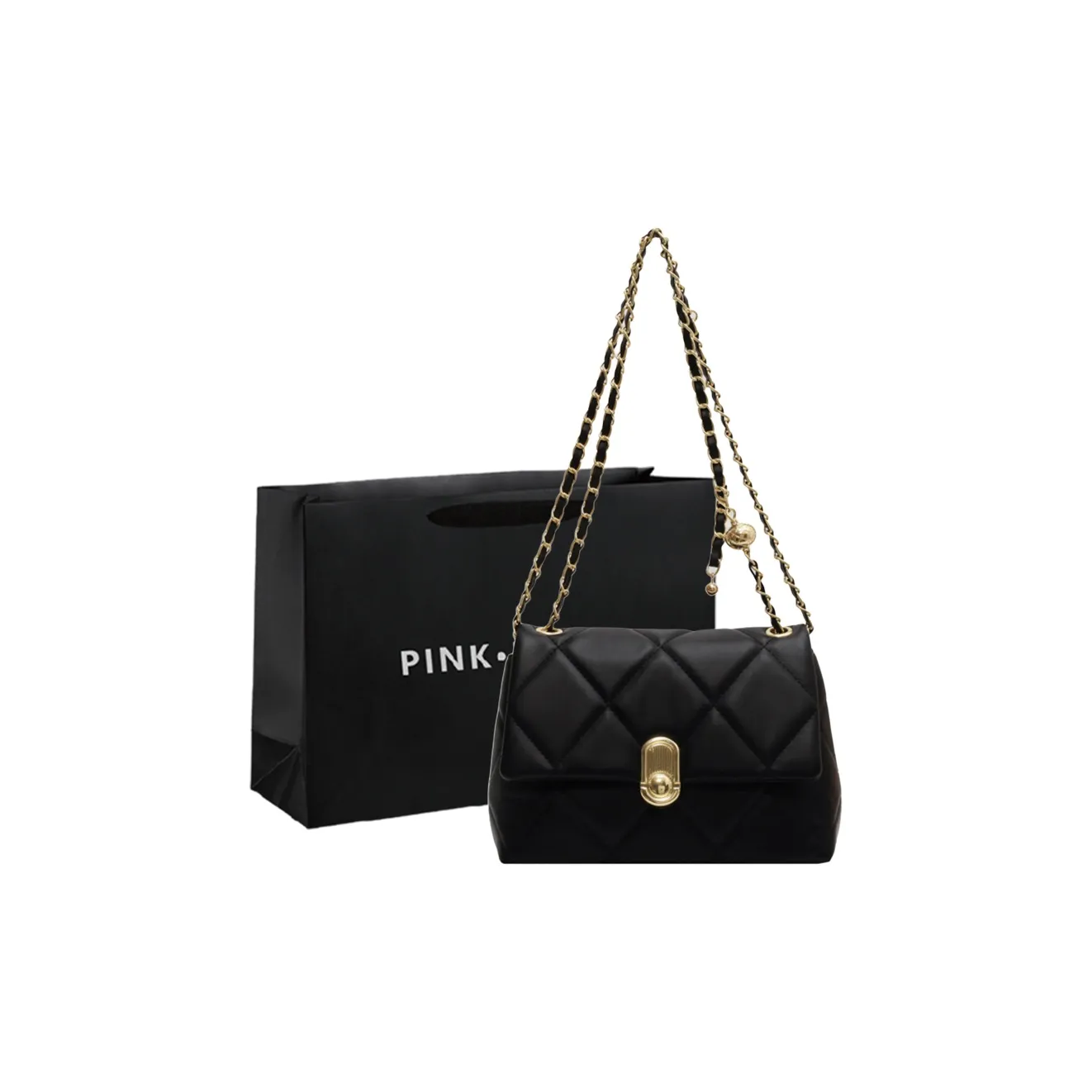 PINK·LAND ПУ (полиуретан) Замковая Пряжка Стиль Женский