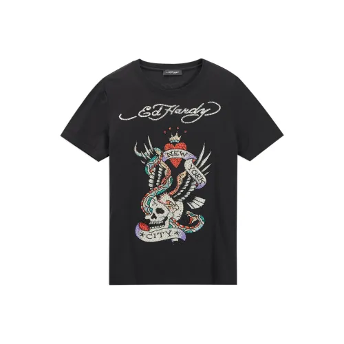Ed Hardy Черная Мужская Рубашка