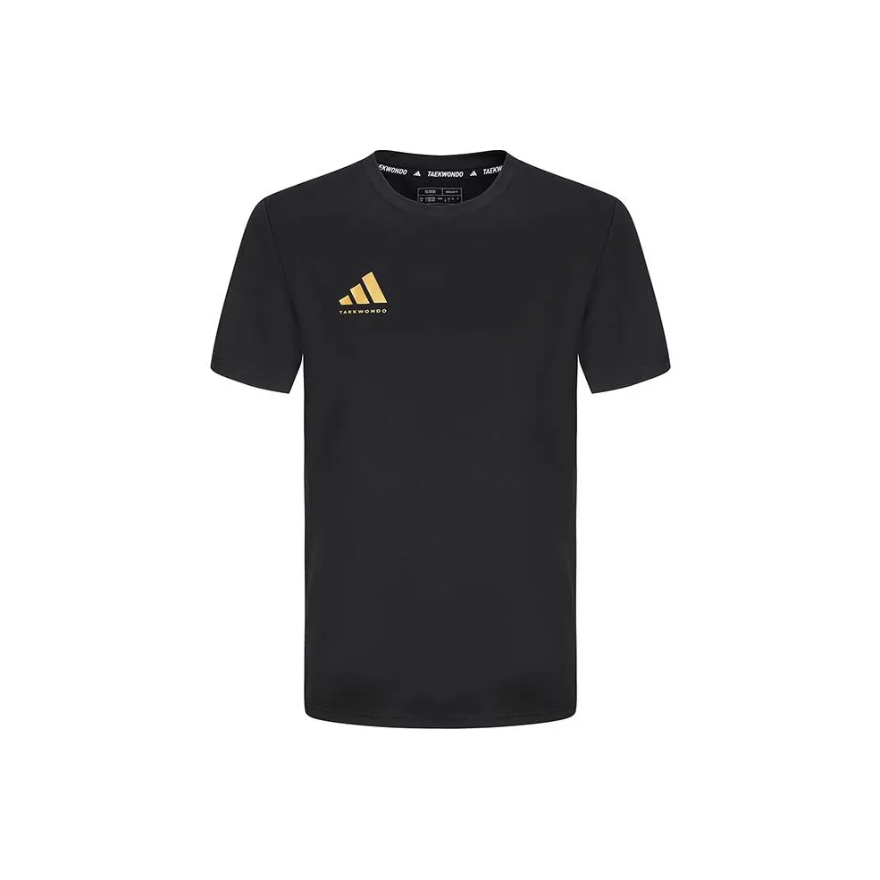 Adidas T-Shirt Unisex Black Gold