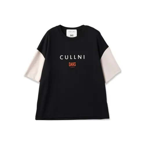 CULLNI Черная многоцветная унисекс футболка