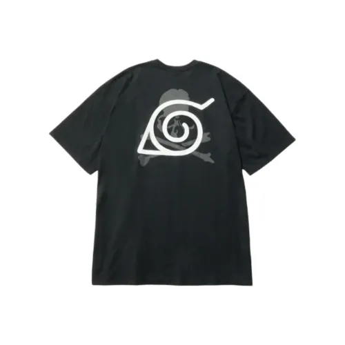 Mastermind JAPAN NARUTO Co Branded Модель Черная Унисекс Футболка