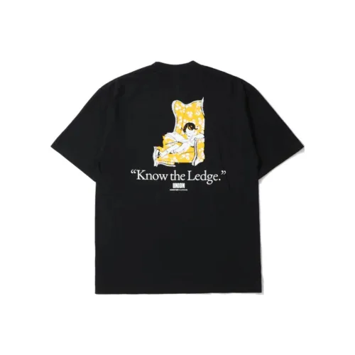 Union DIVINITIES Collaboration Черная Унисекс Т-рубашка