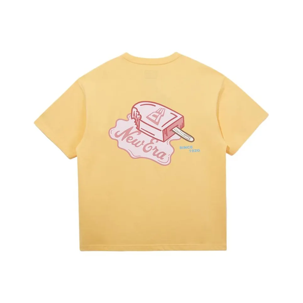 New Era Желтая Унисекс Футболка