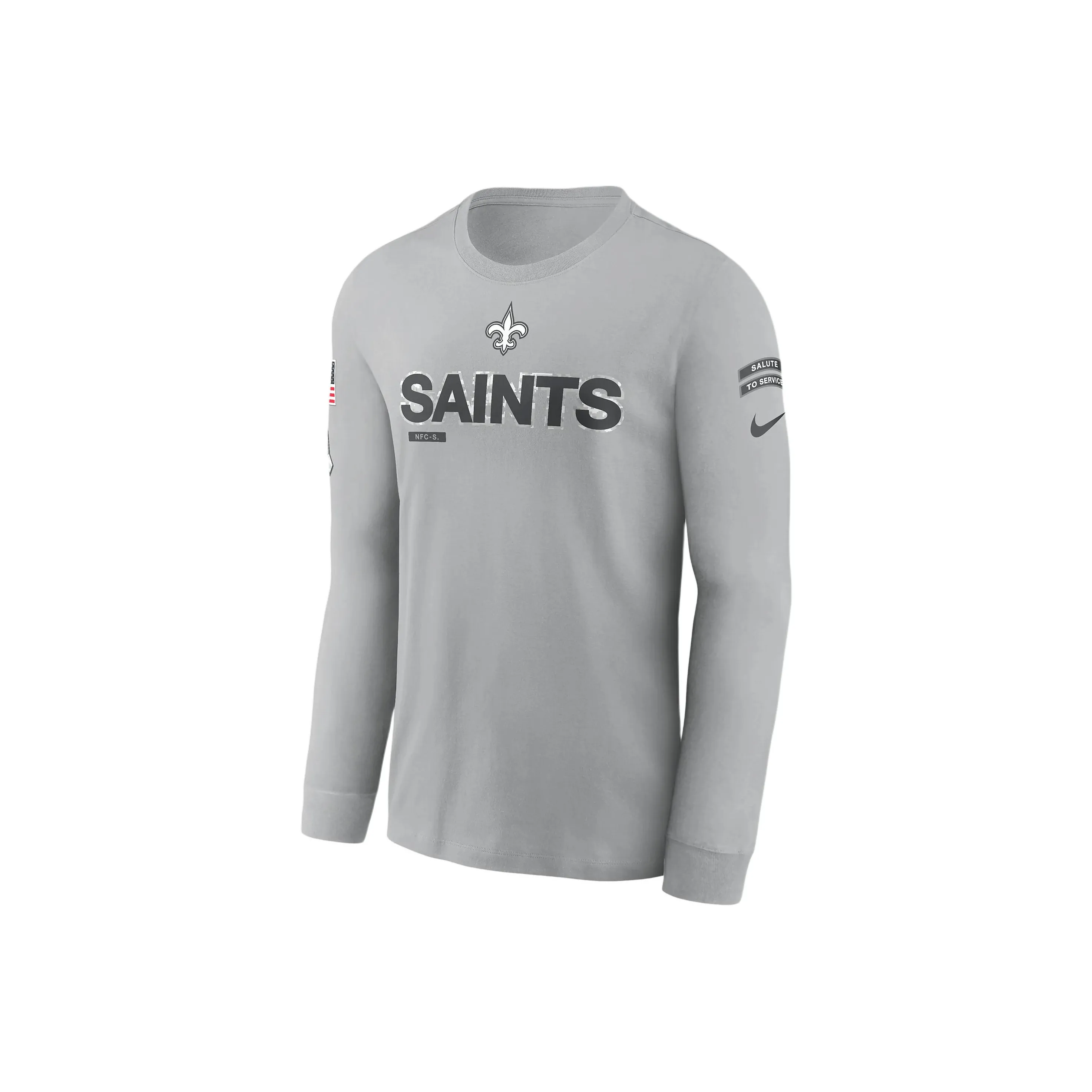 Nike New Orleans Saints Salute To Service Mascot Edge Legend Men's Nike Nfl Long Sleeve T Shirt