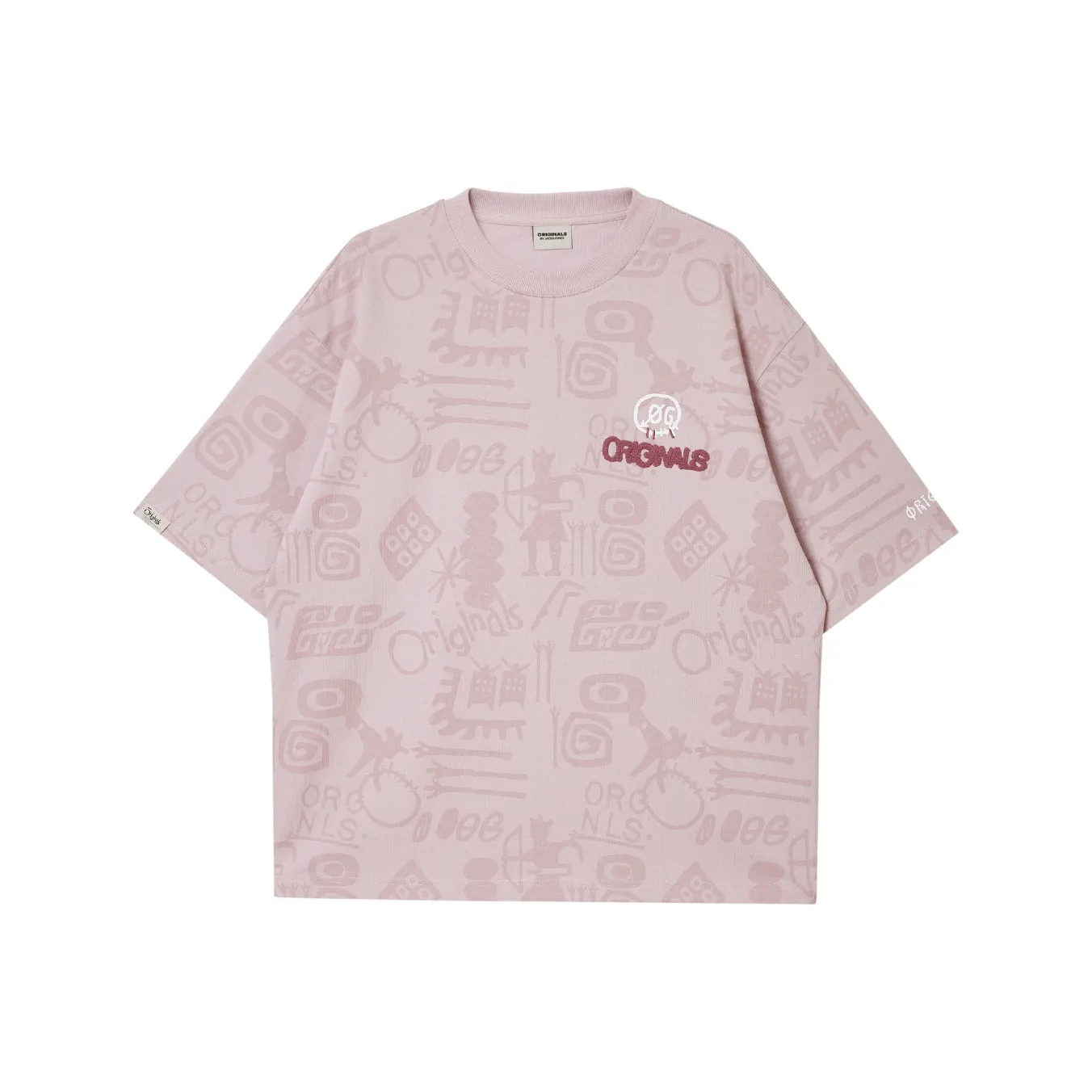 JACK JONES· Рубашка мужская светло-розовая