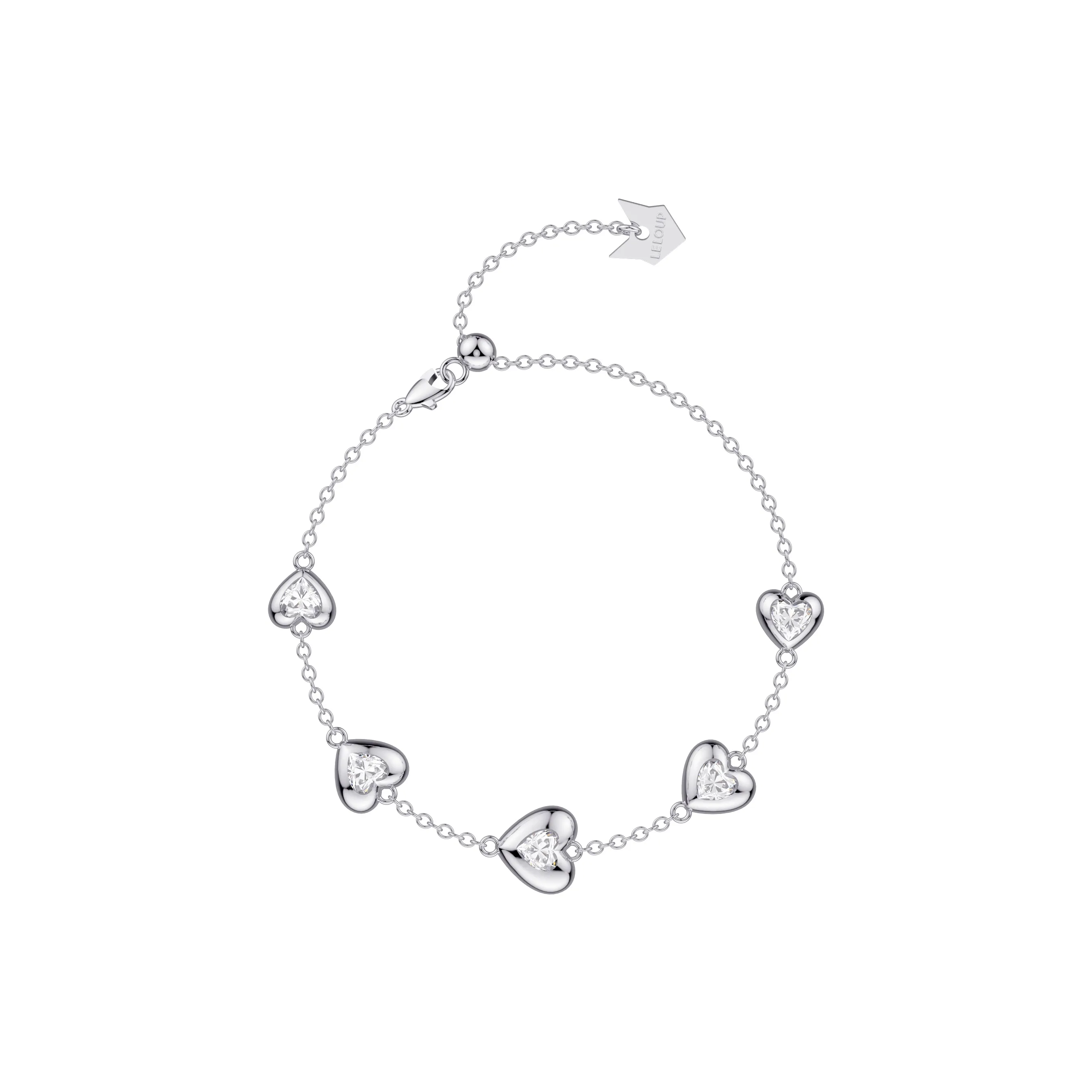 LELOUP Браслеты из синтетического кубического циркония Женские Золото Серебро