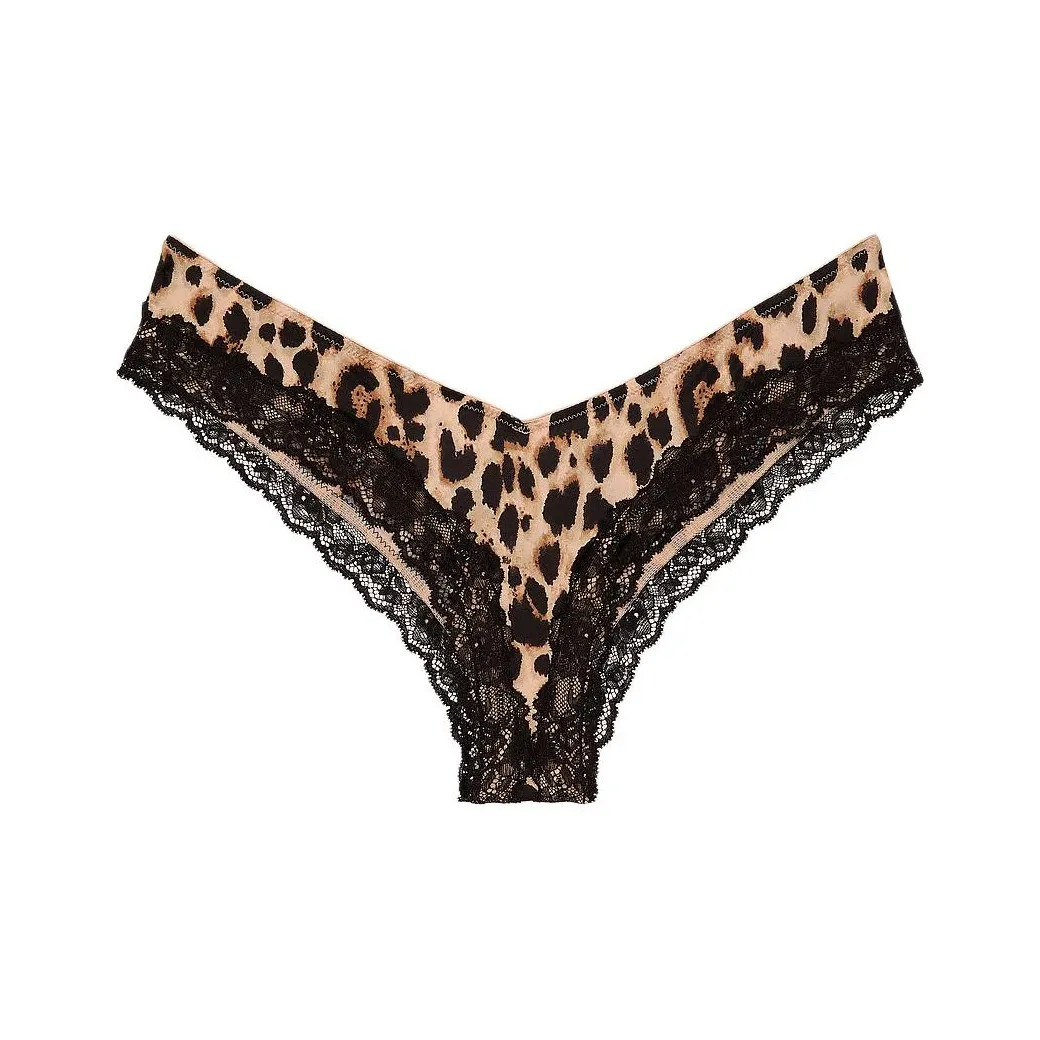 Victoria's Secret Трусики-бикини Женские 1 Пачка Леопардовый принт