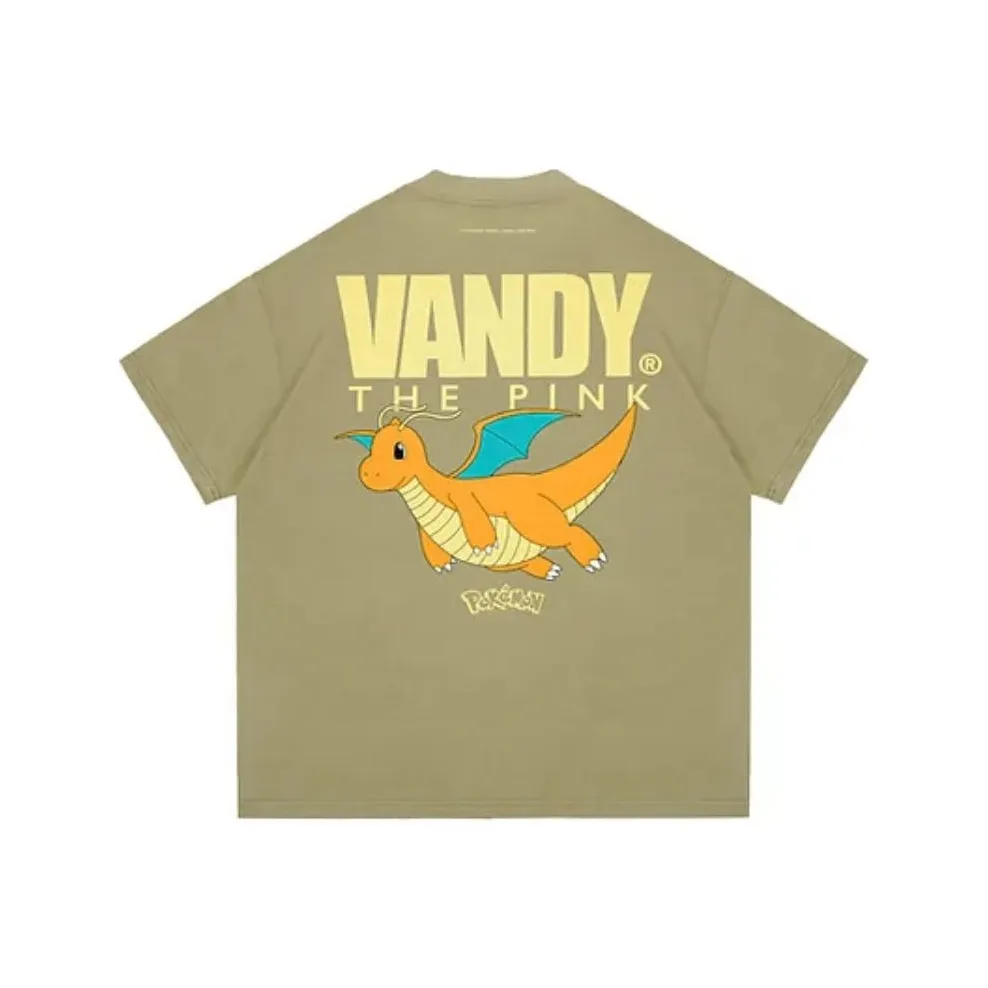 Vandy The Pink Pokémon Collaboration Зеленая Унисекс Футболка