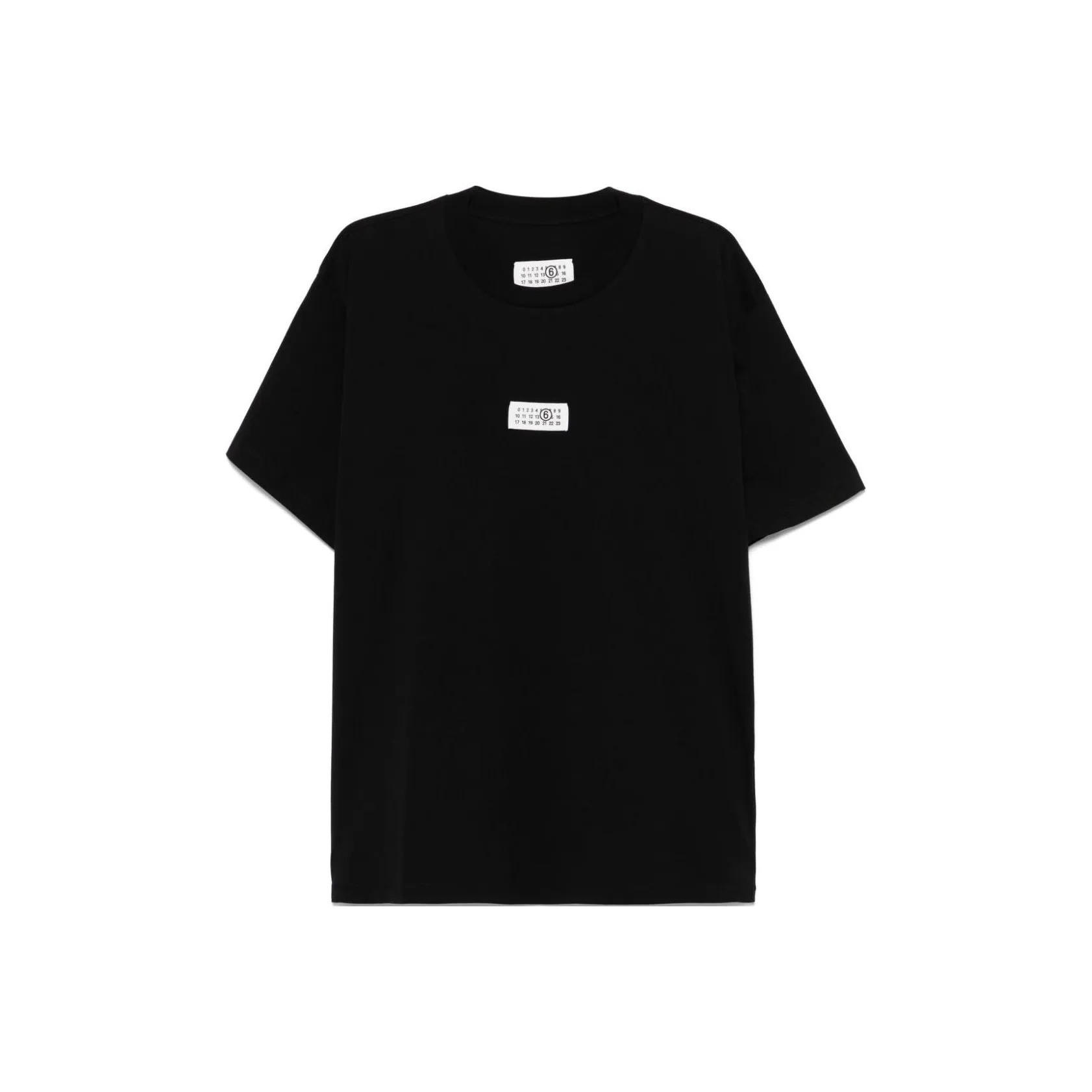 MM6 Maison Margiela совместная линия FW24 T-рубашка мужская черная