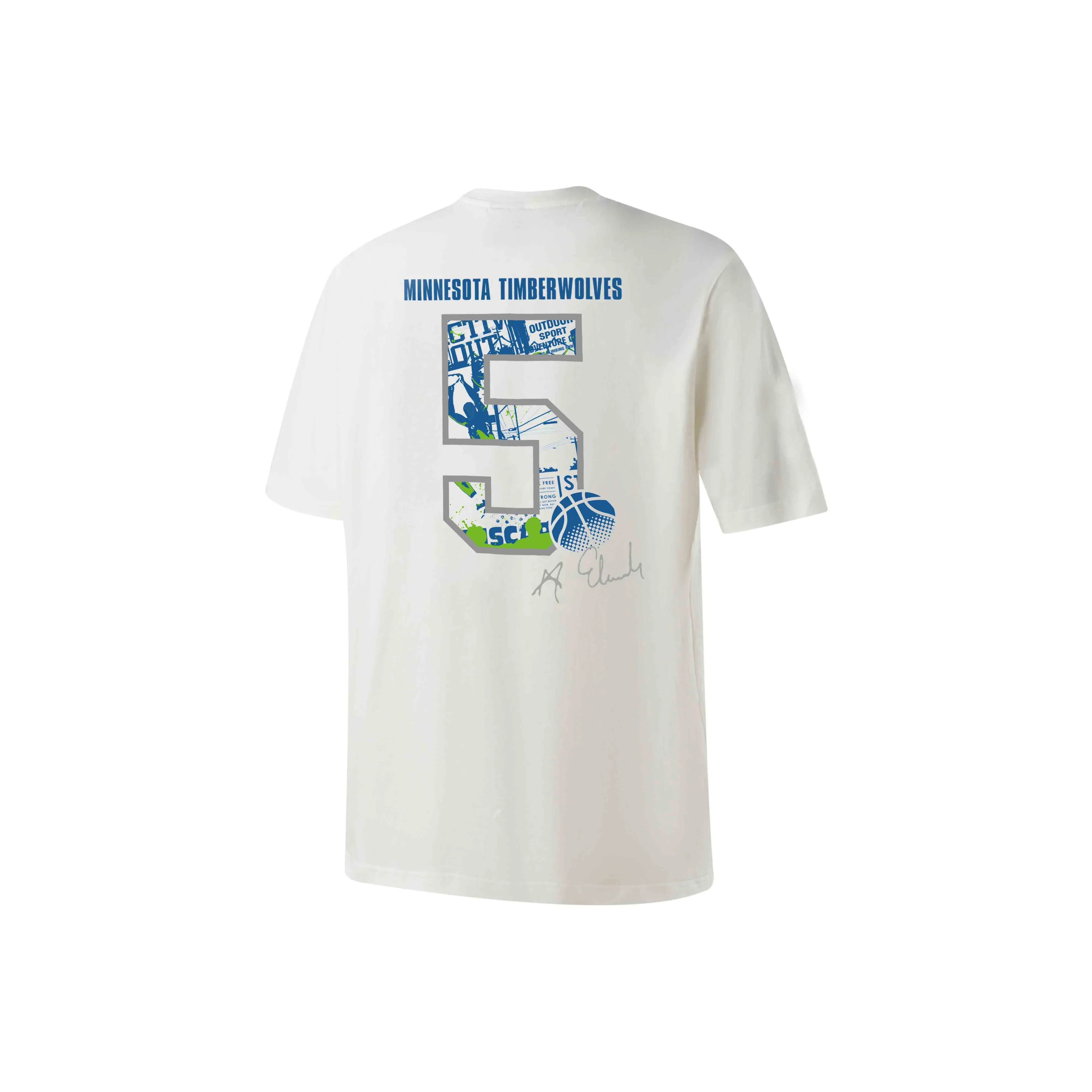 NBA Player Количество SERIES Белая Унисекс Футболка