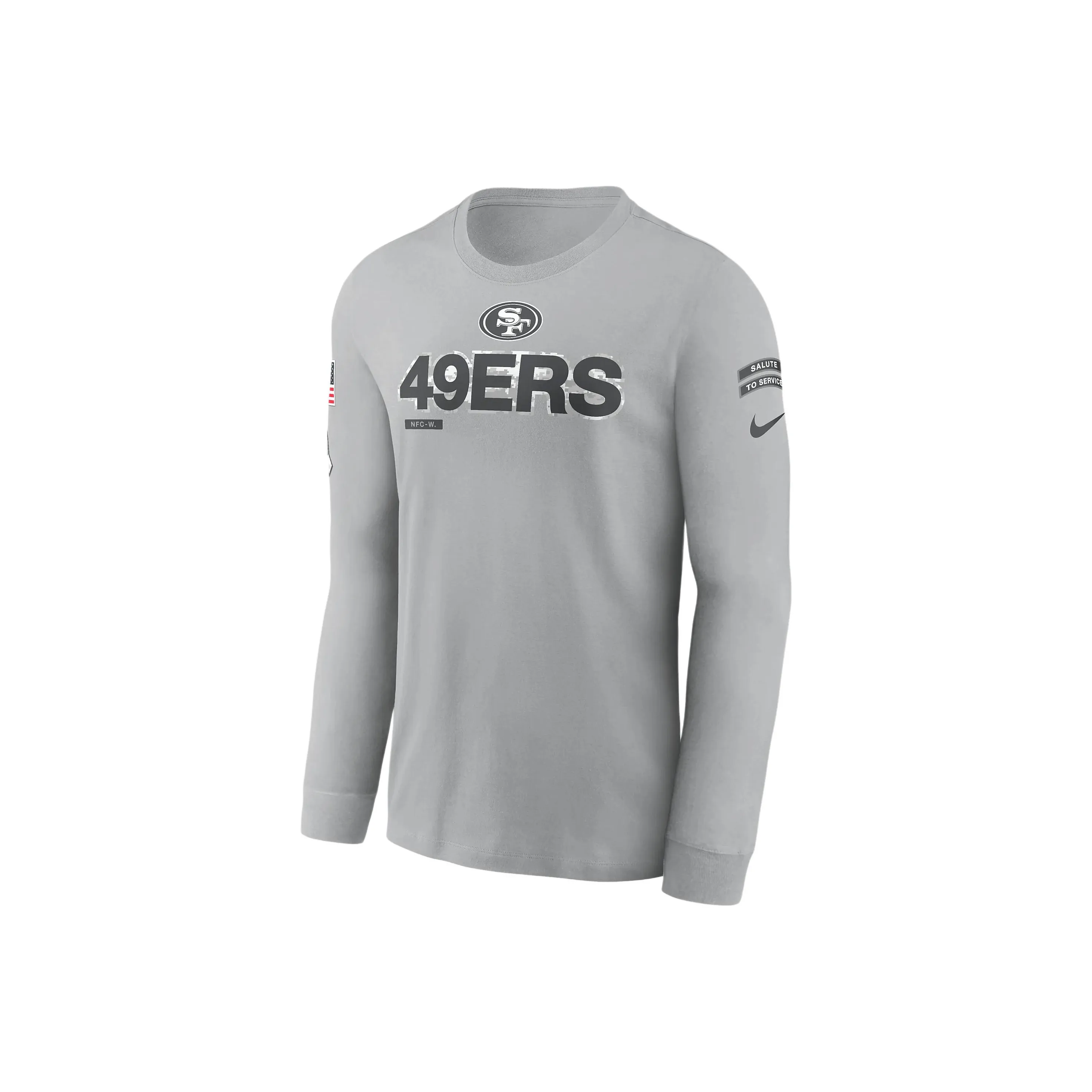Nike San Francisco 49ers Salute To Service Mascot Edge Legend Men's Nike Nfl Long Sleeve T Shirt