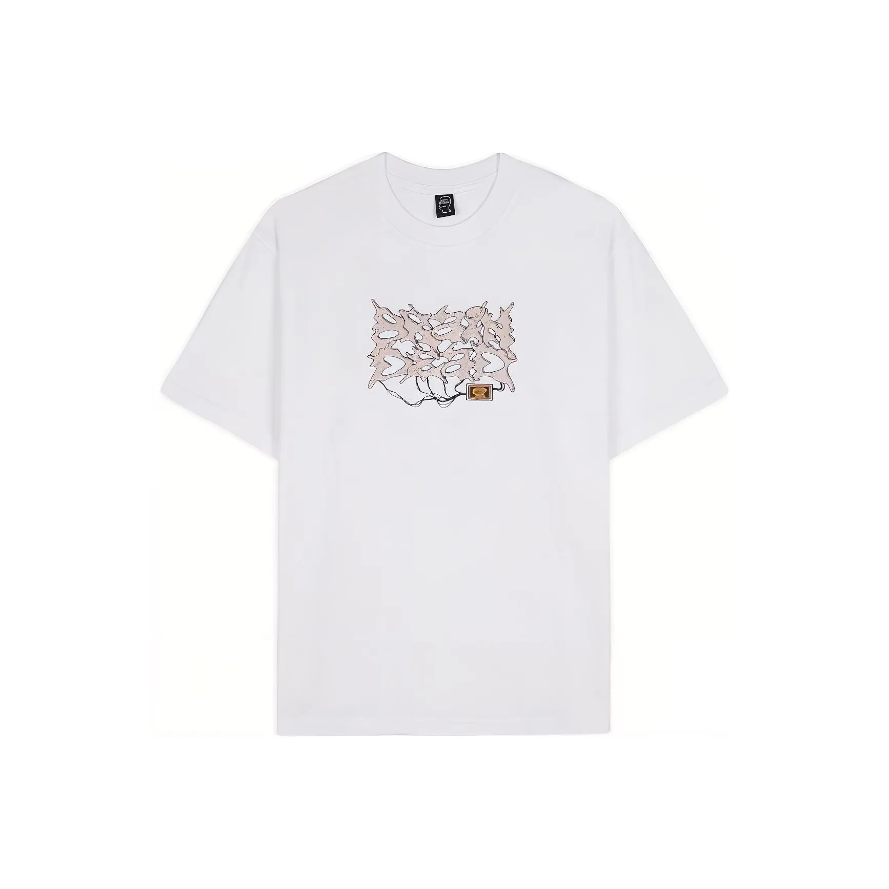 Brain Dead Co-brand Белая Мужская T-рубашка