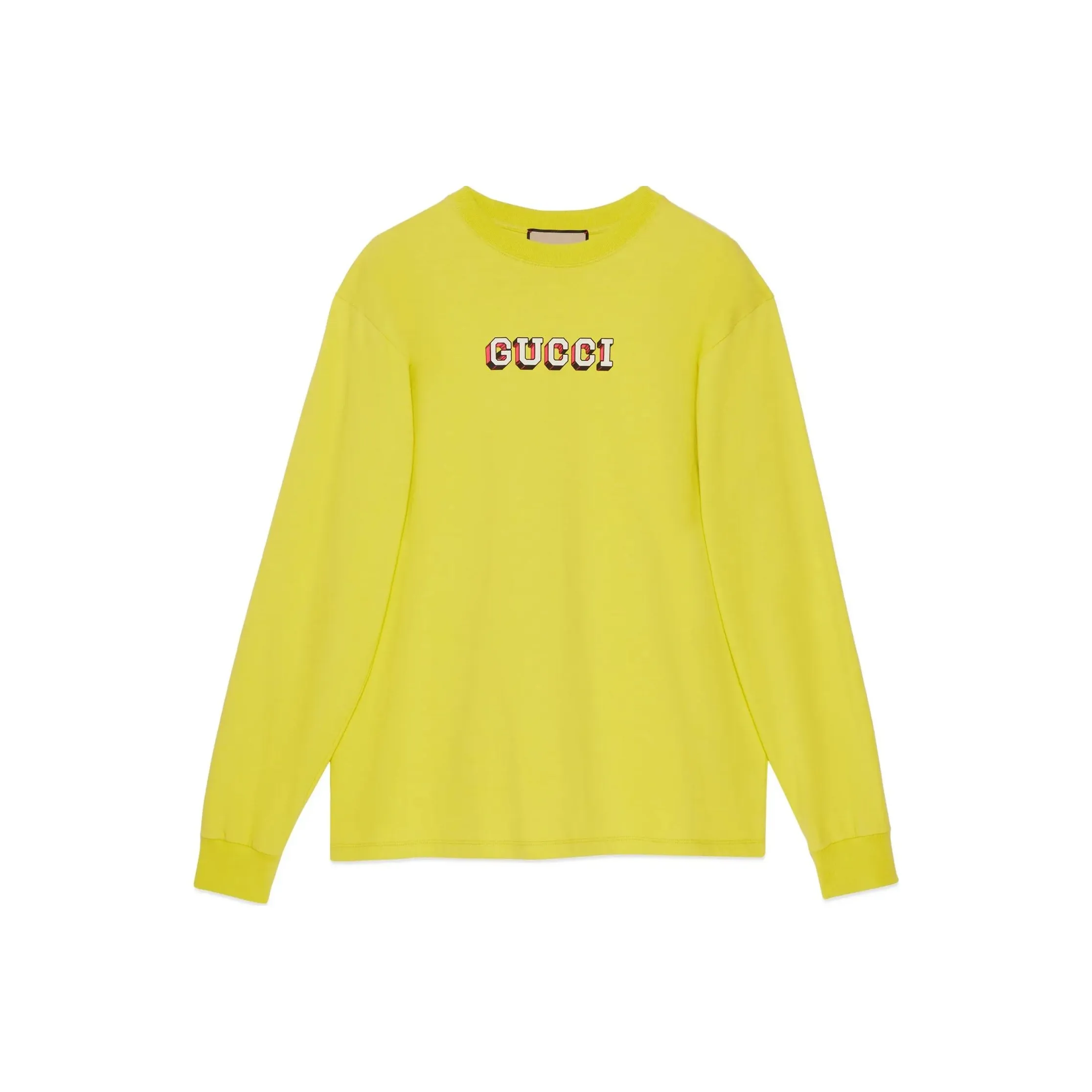 GUCCI Желтые Мужские T-рубашки