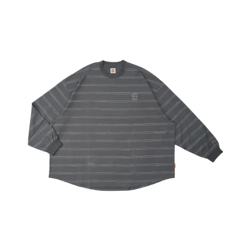SEE SEE GROUND FLOOR MACAU X LIVIN' Collaboration Угольно-серый Унисекс T Рубашки