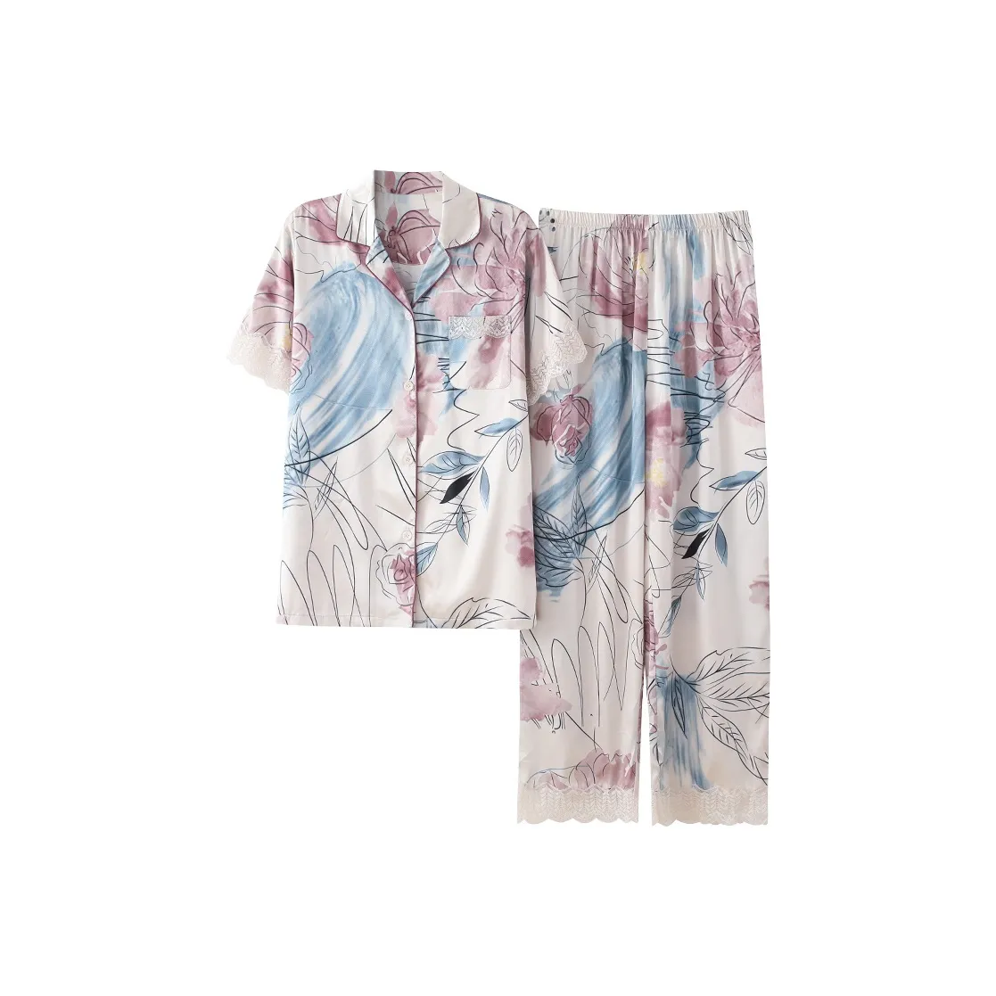 Pretty Lady Pajama Set Women's Image Color