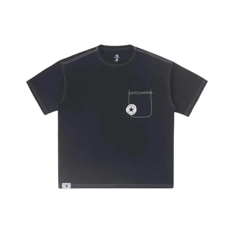 Конверс Черные Мужские T-Рубашки