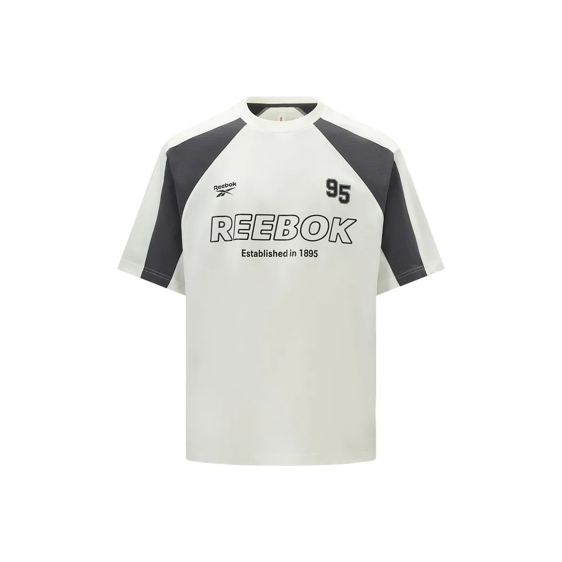 Reebok совместный бренд Рукав реглан T-рубашка Унисекс Натуральный белый