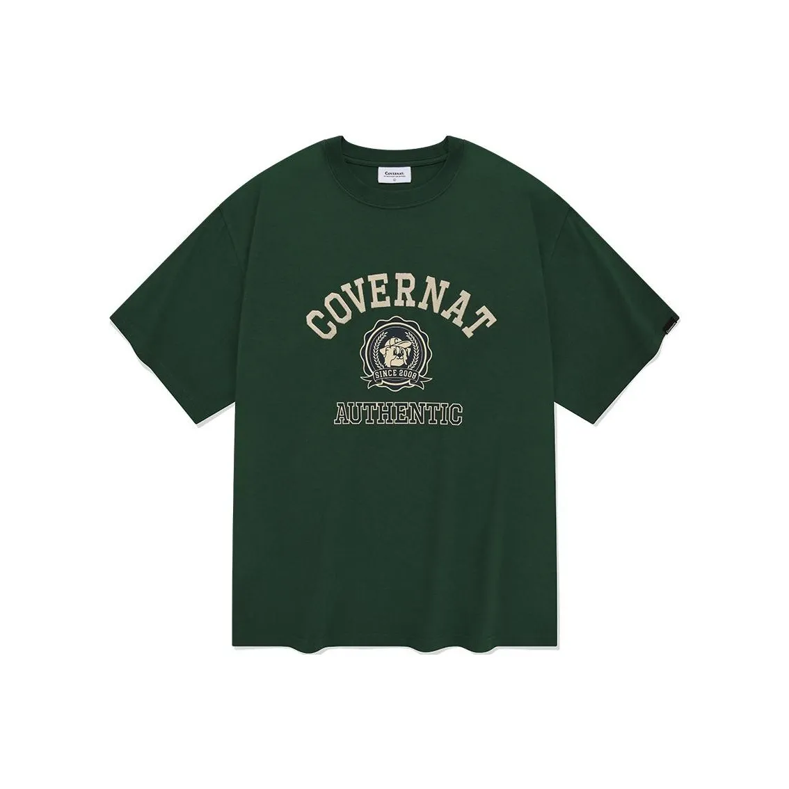 COVERNAT Зеленая Унисекс Футболка