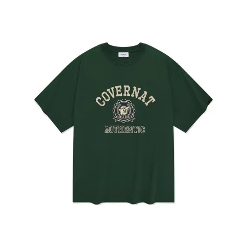 COVERNAT Зеленая Унисекс Футболка