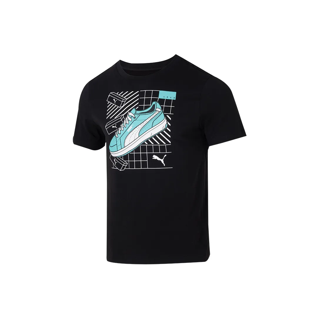 PUMA Sports Life Collection Т-Рубашка Мужская Черная