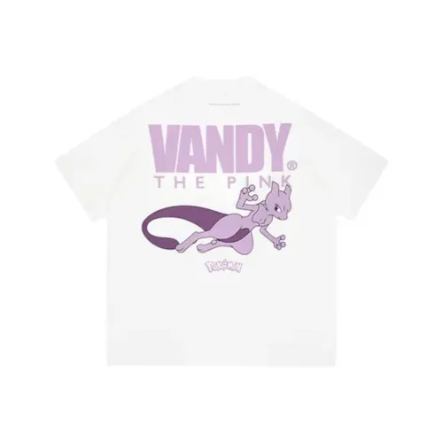 Vandy The Pink Pokémon Collaboration Белая Унисекс Футболка