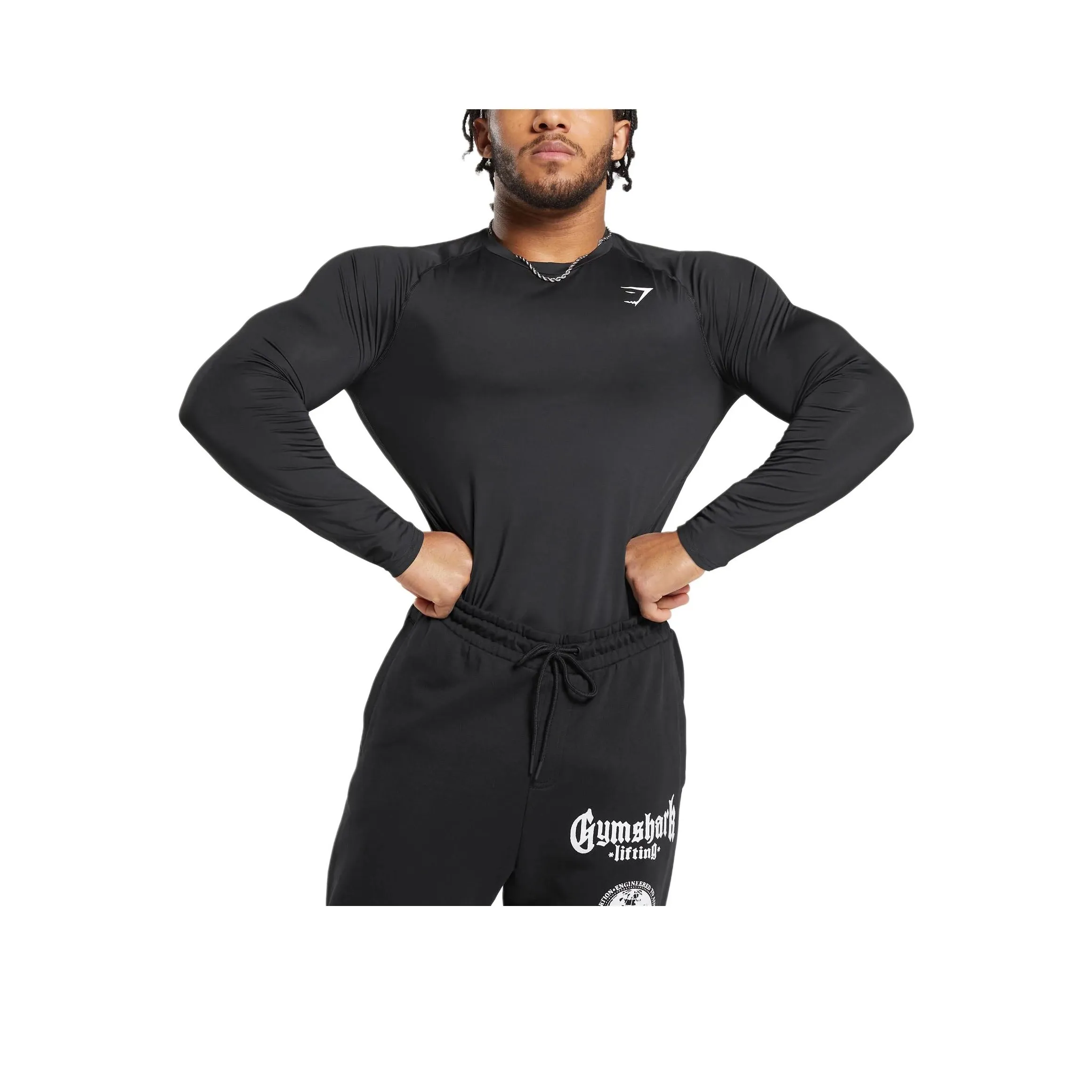 GYMSHARK FW24 T Shirt Men's Black