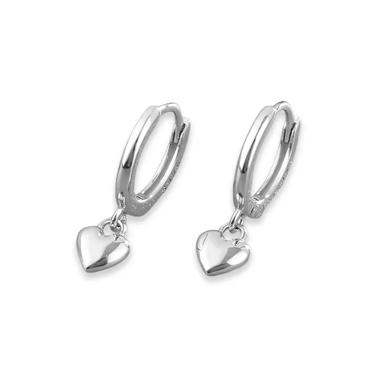 UZIID S 990 Silver Earrings Women's