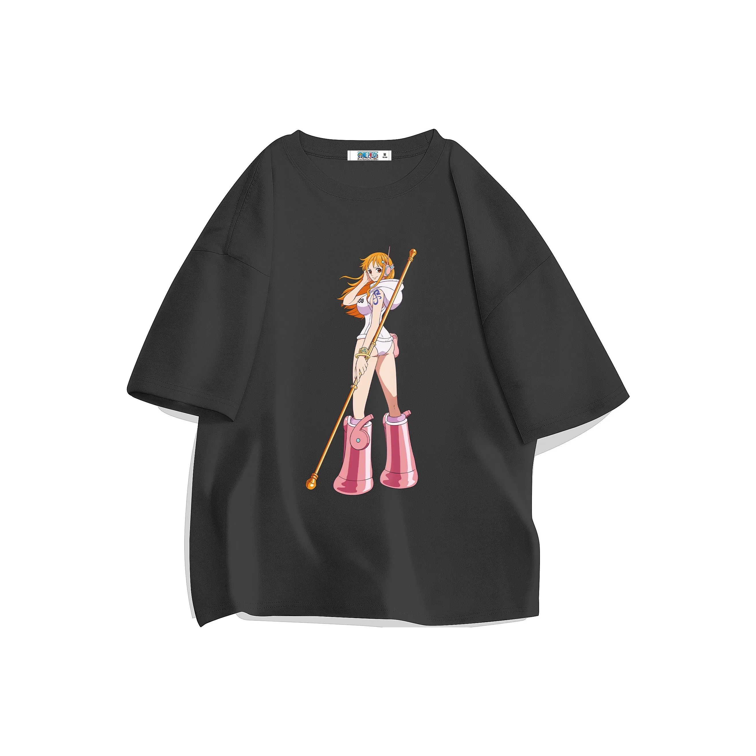 ONE PIECE Students' Повседневный Короткий рукав T-рубашки Мужской Однотонный Базовый