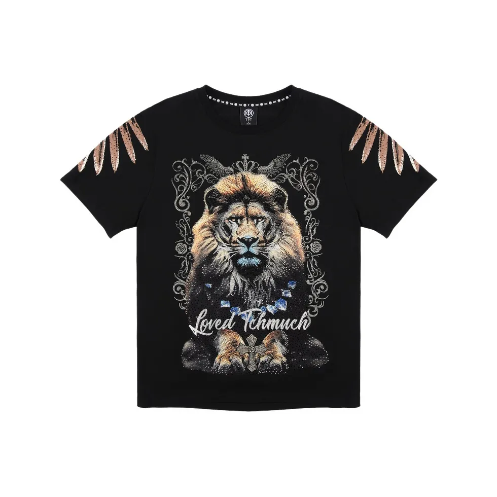 TCH T Shirt Unisex Black Base Gold Logo
