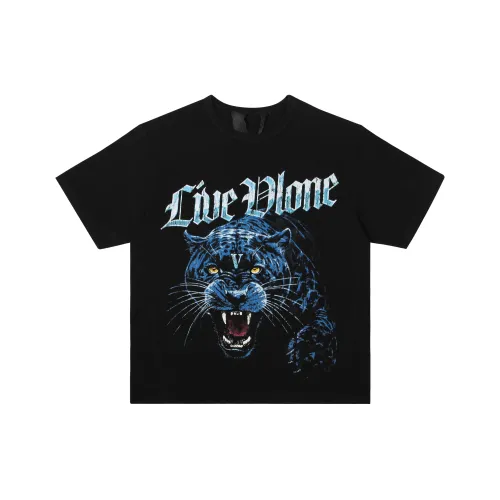 VLONE SS25 Черная унисекс футболка