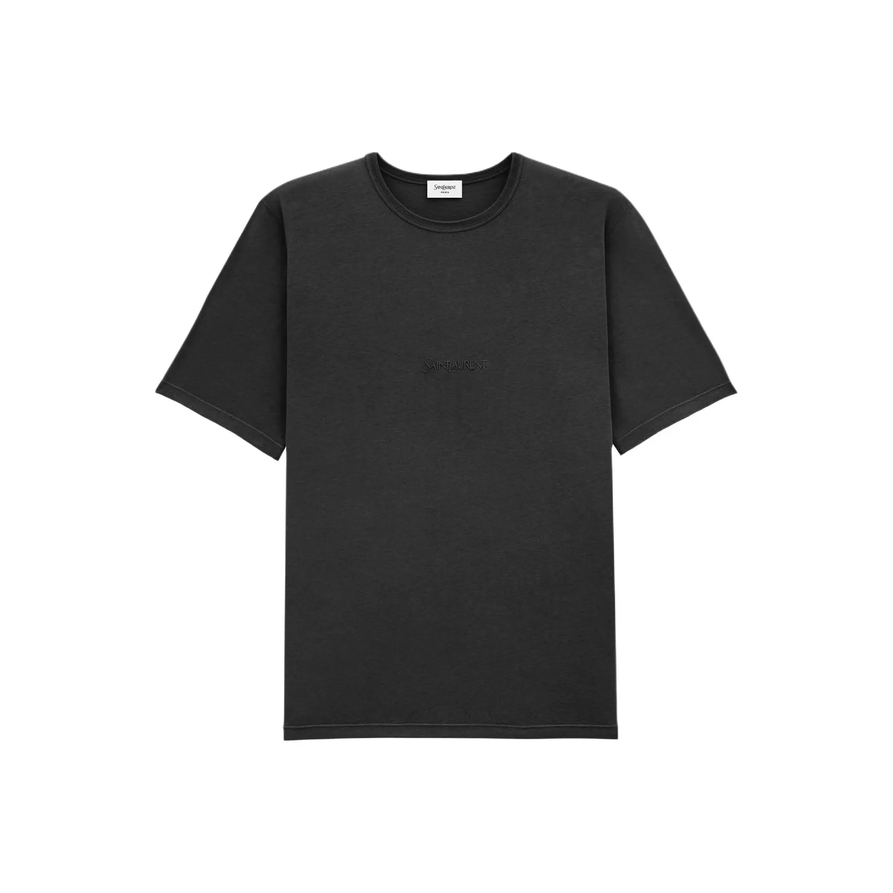 SAINT LAURENT T-рубашка мужская черная