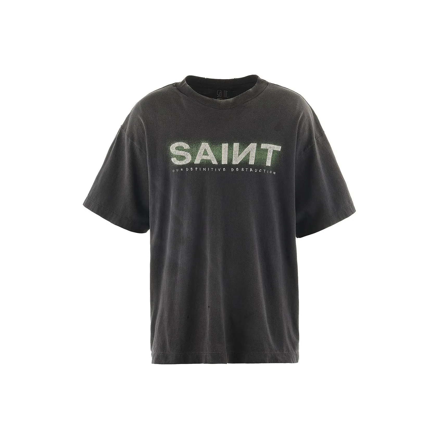 SAINT Mxxxxx T Рубашка Мужская Угольный Серый