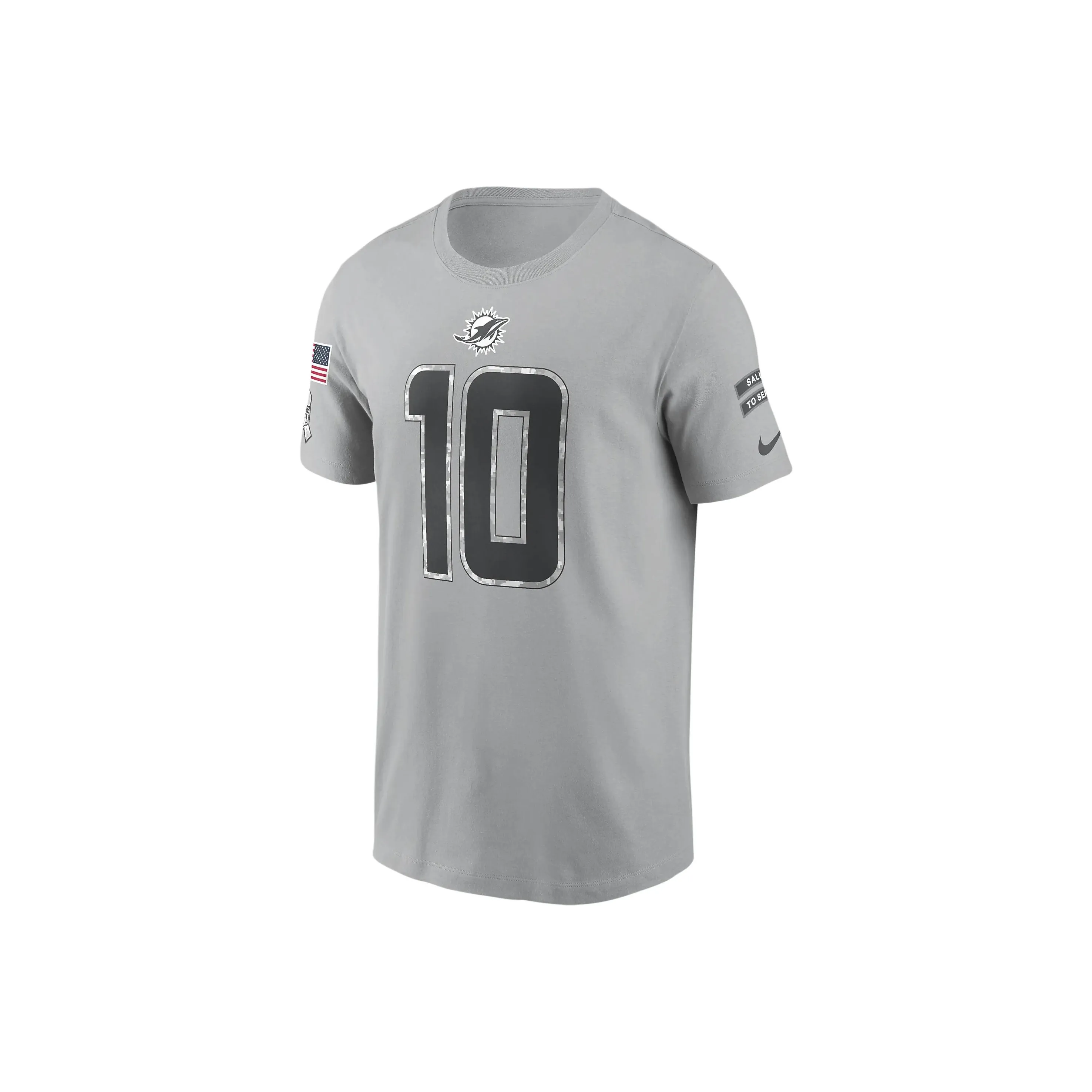 Nike Tyreek Hill Miami Dolphins Salute To Service Men's Nike Nfl T Shirt