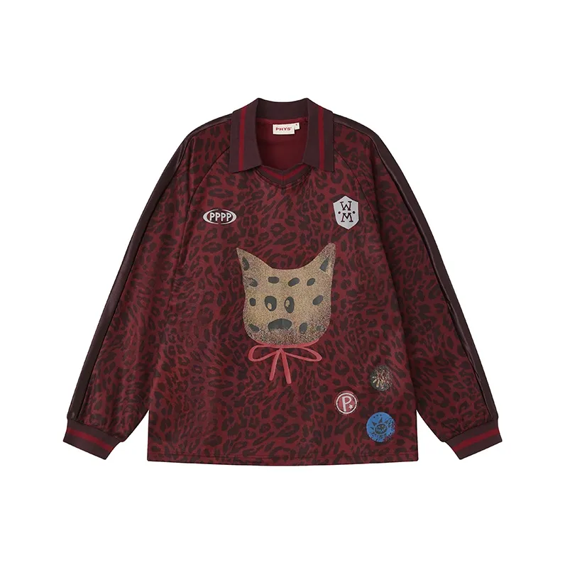 WULISHAONIAN T Shirt Unisex Dark Red
