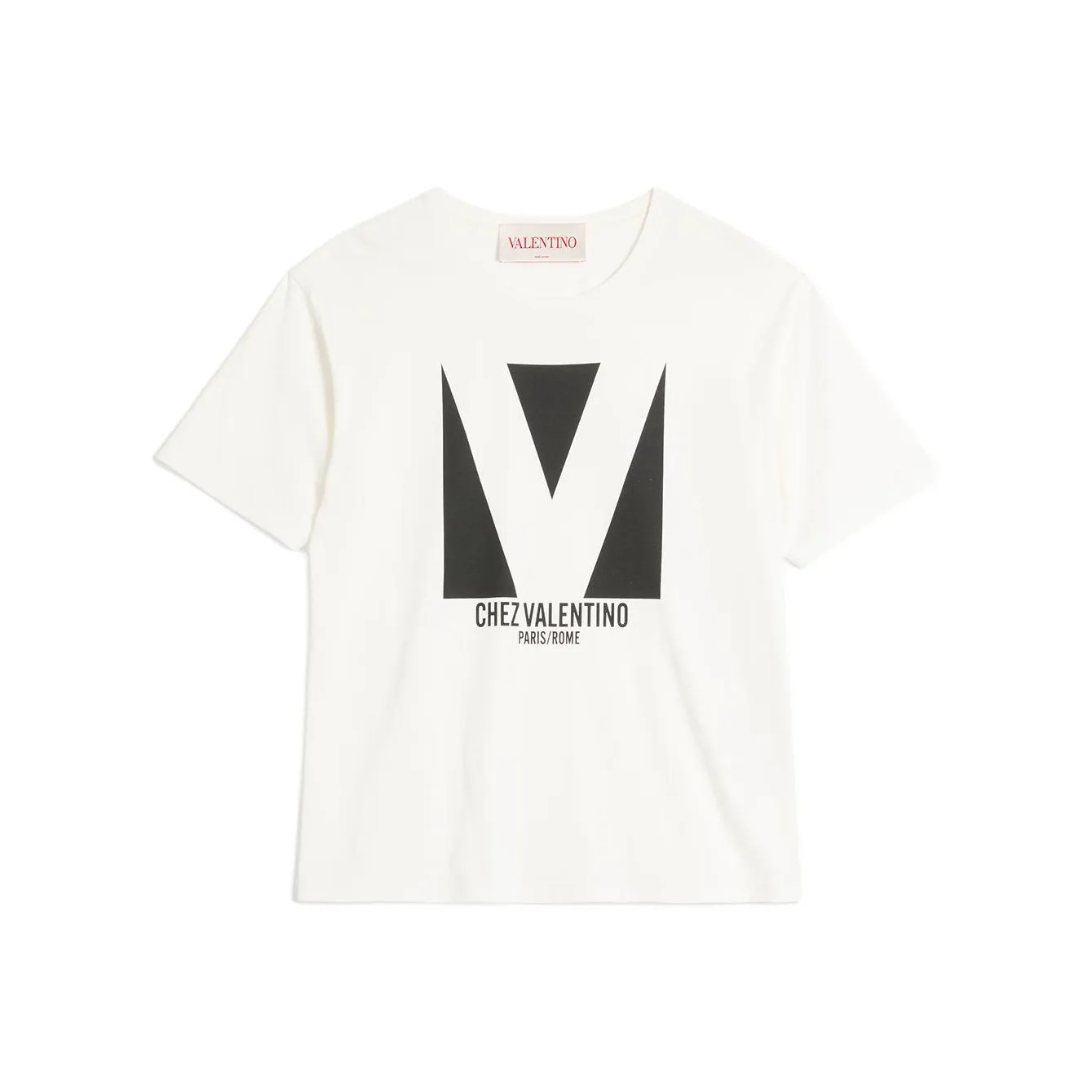 Valentino FW24 T Рубашка Мужская Айвори Белый