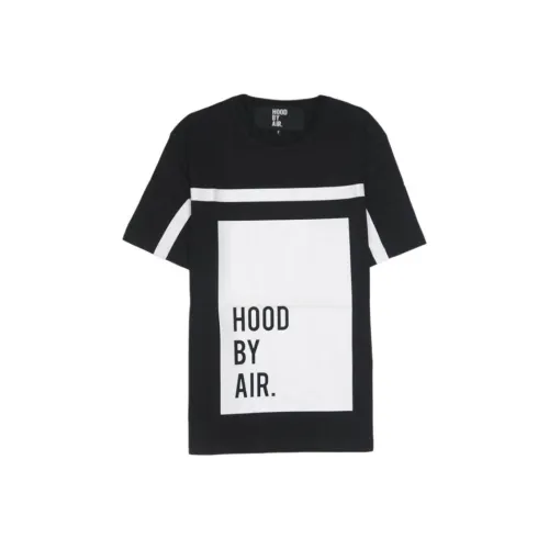 Hood By Air Черная Унисекс Футболка